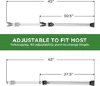 Guard Dog Security Adjustable Sliding Door Security Bar, Door Jammer 2-in-1 - Image 6