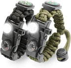 20 in 1 Survival Paracord Bracelet Adjustable Gear Kit by NVioAsport