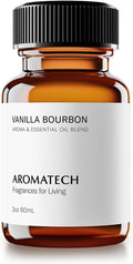 AromaTech Vanilla Bourbon Premium Aroma Oil – Warm & Soothing Home Fragrance with Notes of Vanilla Bean, Bourbon & Oak Barrel for Scent Diffusers, Cold-Air and UltraSonic Scent Machines – 60 mL