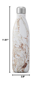 Stainless Steel Water Bottle (Calacatta Gold / 25.4 Ounces / Water Bottle)