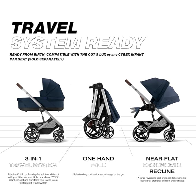Cybex Balios S Lux Toddler and Baby Stroller - Image 3