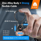 Forge TSA Approved Luggage Locks, Ultra-Secure Dimple Key Travel Lock, Extra - Image 4
