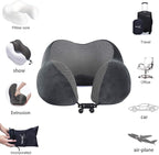 Travel Pillow, Best Memory Foam Neck Pillow Head Support Soft Pillow - Image 7