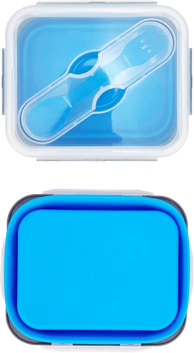Small Silicone Collapsible Snacks Container - Image 4