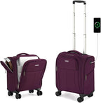 16 Inch Underseat Carry On Luggage by HanTrip