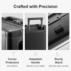 LEVEL8 Gibraltar Aluminum Zipperless Luggage 20 Inch, Hardside Carry on - Image 8