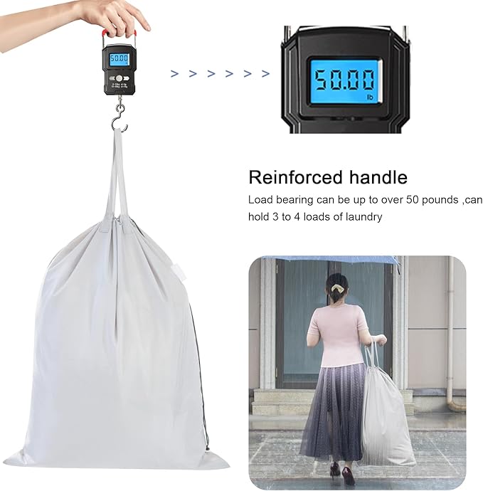Polecasa Heavy Duty Laundry bag, 28 x36 inches Large Laundry Bag - Image 5