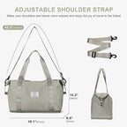 Travel Duffel Bag, Sports Tote Gym Bag, Shoulder Weekender Overnight Bag - Image 3