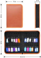 Sdstone Portable Zippered Key Organizer, Fireproof and Waterproof Key Case - Image 2