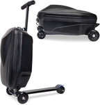 20" Scooter Suitcase for Kids, 2-in-1 Ride On Luggage by GHSY