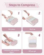 Narwey 6 Set Compression Packing Cubes - Image 5