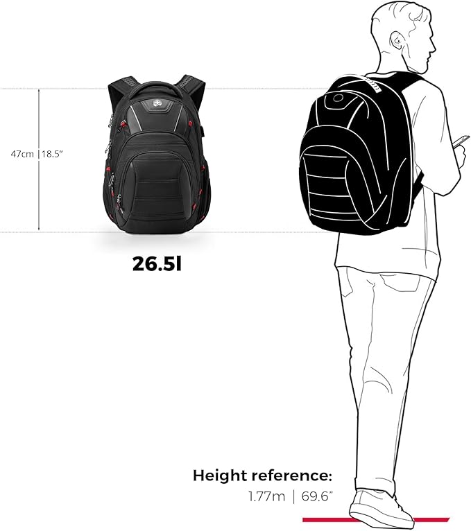 Swissdigital Design Men's Laptop Backpack - Image 2
