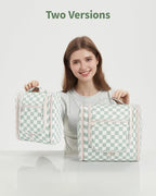 Narwey Small Checkered Hanging Travel Toiletry Bag - Image 9