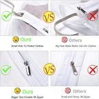 Garment Bags for Hanging Clothes 24'' x 48'' Suit Covers for Closet Garment Bag - Image 4