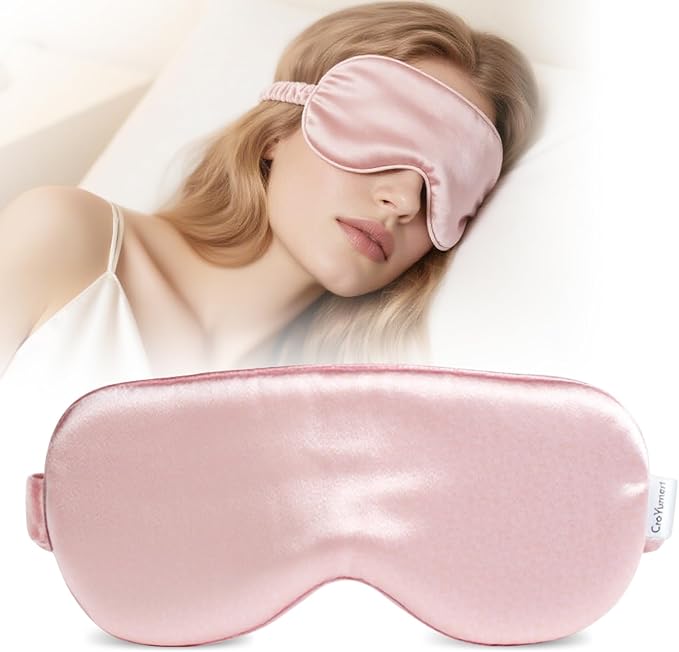Pure 22 Momme 6A Grade Mulberry Silk Sleep Mask by CroYumert