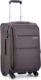 Hanke 20 Inch Expandable Carry On Luggage 22x14x9 Airline Approved Softside by Hanke