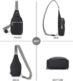Telena Small Sling Bag for Women Leather Crossbody Fanny Packs Chest Bag for - Image 7