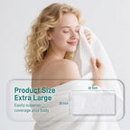 Disposable Bath Towels, Extra Large Beach Towels 30"X60", Camping Towels - Image 4