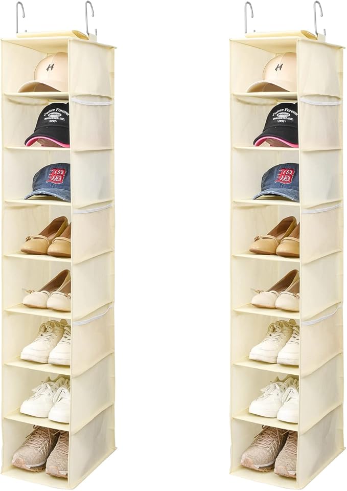 Hanging Shoe Organizer for Closet by Berdeng