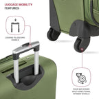 SwissGear Sion Softside Expandable Luggage, Checked-Medium 25-Inch - Image 2