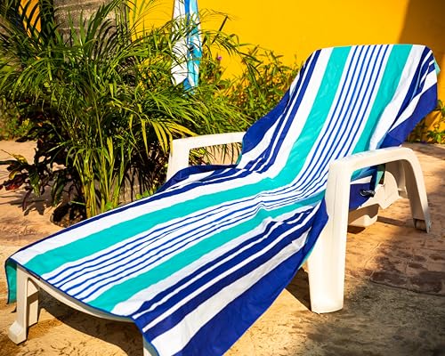 Quick Dry Microfiber Beach Towel (Wow Ocean / Family Size 72x72")