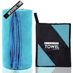 Microfiber Travel Towel (Marineblue / S:16"×32")