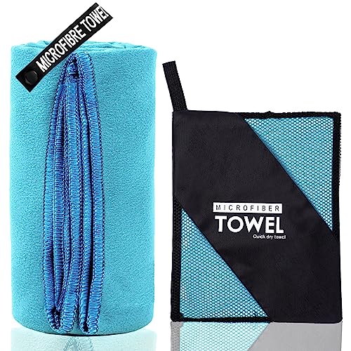 Microfiber Travel Towel (Marineblue / S:16"×32")