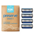 Preserve POPi Shave Razor Blades Refills by Preserve