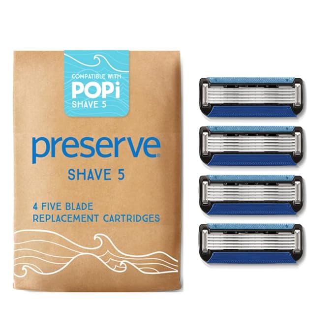 Preserve POPi Shave Razor Blades Refills by Preserve