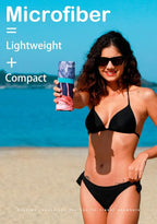 4 Pack Microfiber Lightweight Beach Towel Sand Free Quick Dry Absorbent Thin - Image 2