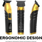 Supreme Trimmer 2Spee ST622 – Cordless Beard & Hair Trimmer for Men | 2-Speed Motor, 180 Min Runtime, Zero-Gap Adjustable Blade, Digital Display, Removable Blade Design
