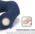 napfun Neck Pillow for Traveling, Upgraded Travel Neck Pillow for Airplane 100% - Image 4