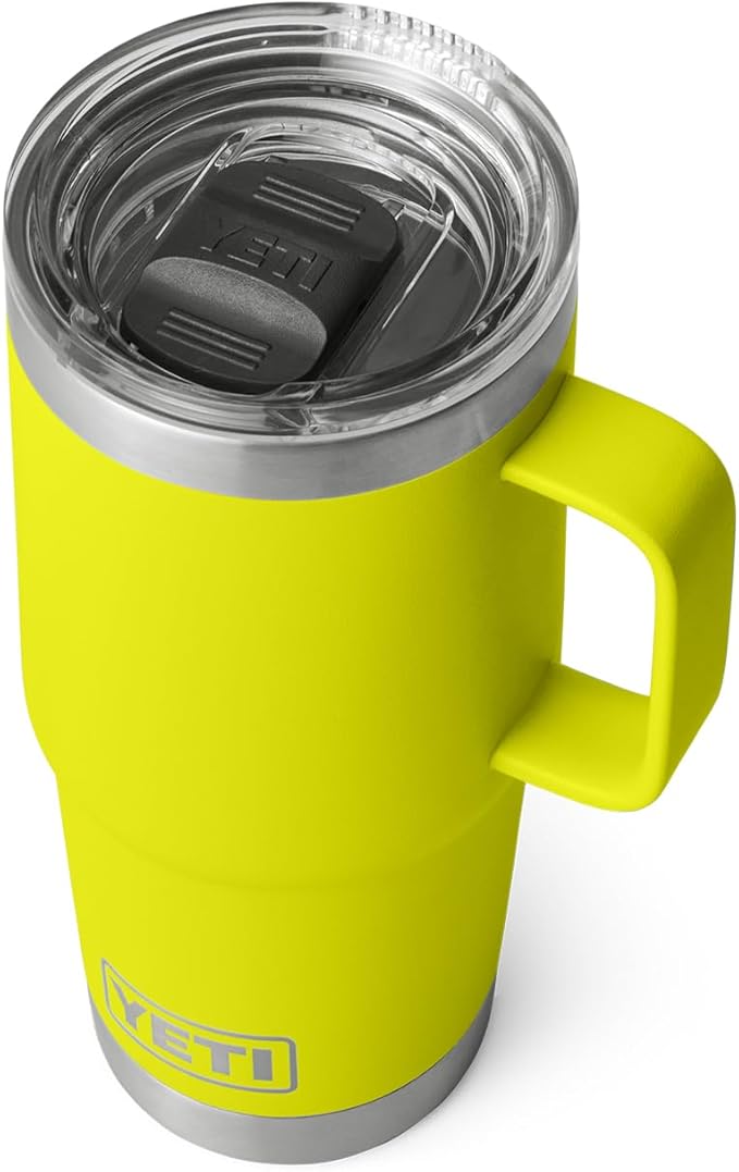 YETI Rambler 20 oz Travel Mug, Stainless Steel, Vacuum Insulated by YETI
