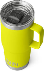 YETI Rambler 20 oz Travel Mug, Stainless Steel, Vacuum Insulated by YETI