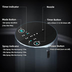Waterless Essential Oil Diffuser Aromatherapy Scent Diffusers for Home Large Room, Bedroom, Car, Office, Desk, Battery Operated Mini Portable Air Freshener (Grey)