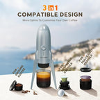 3 in 1 Portable Espresso Machine On the Go, Self-Heating Electric Espresso Maker - Image 2