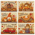 Thanksgiving Placemats 6 Pcs (Thanksgiving Turkey)
