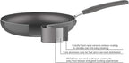 Amazon Basics Aluminum 12-Piece Cookware Set, Pans and Utensils - Image 3