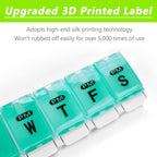 Extra Large Weekly Pill Organizer 2 Times a Day - Image 4