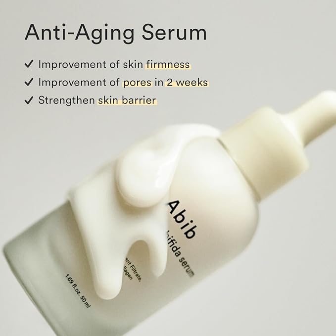 Abib Jericho Rose Bifida Serum Firming Drop 1.69 fl.oz. | Collagen, Peptide, Bakuchiol | Deep Hydration Serum for Dry Skin, Barrier Strength & Skin Bounce | Korean Skincare