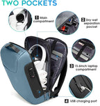 BANGE Anti Theft Business Backpack, Men Work Backpacks - Image 2