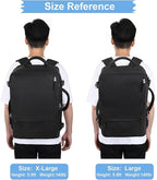 Hanples Travel Backpack for Women Men Large Carry On Person Item Flight - Image 9