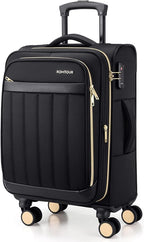 Softside Carry On Luggage 20 Inch Expandable Carry On Luggage 22x14x9 Airline by Unknown