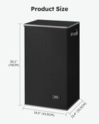 SOLEDI Laundry Hamper Black - 100L Large and Tall Laundry Basket Collapsible - Image 5