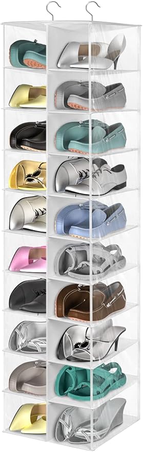 coastal rose Hanging Shoe Organizer by coastalrose