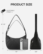 Insulated Lunch Bag for Women, Quilted Reusable Lunch Box - Image 4