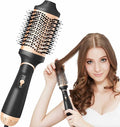 Roewol Nil Hair Dryer Brush, 4-in-1 Styling Tool, Compact, Gold