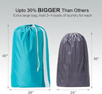 HOMEST 2 Pack XL Nylon Laundry Bag - Image 3