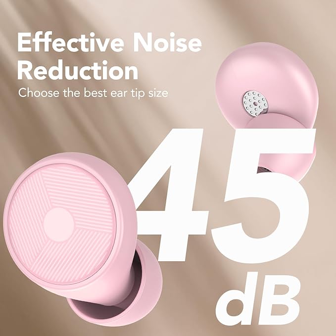 Ear Plugs for Sleeping Noise Cancelling -45dB, Soft and Reusable Silicone - Image 2