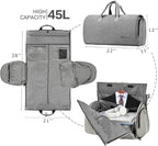 Modoker Convertible Garment Bag - 2 in 1 Hanging Suitcase Suit Travel Bags - Image 2